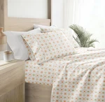 Linen Market Double-brushed Patterned Microfiber Queen Sheet Set 4 Piece. Fixed Price $31.62.