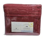Sweet Home Full Size Burgundy Flannel Sheet 4 Piece Set 1500 Supreme Collection. Fixed Price $46.45.