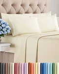 Queen 6 Piece Sheet Set Comfy Breathable & Cooling Ultrasoft Hotel Luxury B.... Fixed Price $59.02.