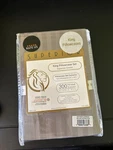 Superior 100% Egyptian Cotton 300 Thread Count King Pillowcase Set Gray Stripe. Fixed Price $17.95.