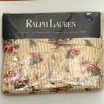 Vintage Nip Old Dead Stock Ralph Lauren Sophie Floral Yellow Twin Flat Sheet Usa. Fixed Price $74.99.