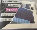 Performance By Springs Percale Twin Sheet Set Violet Vintage 180 Thread Count. Fixed Price $30.39.
