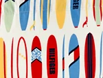 Twiin Flat Sheet Surfboards Surfing Beach New Surf's Up Tommy Hilfiger. Fixed Price $18.00.