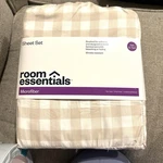 Essentials Microfiber Twin Xl Sheets Great For Dorm Rooms. Fixed Price $10.00.