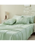 Gokotta Split King Sheets Set 5 Pieces, 100% Tanboocel Rayon Derived From Bambo. Fixed Price $80.00.