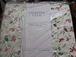 Charter Club Damask 550 Tc 100% Cotton King Sheet Set New Holly Sprigs 18" Deep. Fixed Price $99.99.
