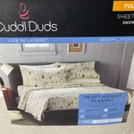 Cuddl Duds Brushed Cotton Full Sheet Set In Bag Snowmen Nip. Fixed Price $39.84.