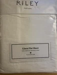 Riley H2415G Home Linen Flat Sheet Grey Queen. Fixed Price $90.00.
