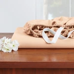 Extra Deep Pocket Fitted Sheet, Soft Microfiber 110 Gsm With Corner Straps. Fixed Price $16.49.