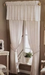 Lenox Solitaire Lined Drape Panels & Tiebacks 55" 84" (pair) $250 Nip. Fixed Price $80.75.