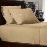 Ralph Lauren Rl 464 Percale Twin Flat Sheet $90 Burnished Chamois, Unopened.. Fixed Price $69.99.
