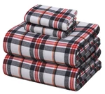 Zoyer Flannel Sheets King Size Set - Soft & Comfy Deep Pocket Cotton .... Fixed Price $65.87.