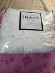 Charter Club 1.5" Stripe 550 Thread Count 100% Cotton 18" Fitted Sheet King. Fixed Price $50.00.