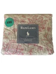 New Vintage Ralph Lauren King Fitted Sheet Amelia Floral Tan 100% Cotton. Fixed Price $185.55.