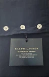 Ralph Lauren King Size Pillowcases (2) Rl Organic Sateen Polo Navy,. Fixed Price $90.00.
