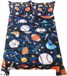 Adasmile & Kids Sports Bedding Set Size Football Full, Color Balls. Fixed Price $43.96.