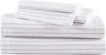 Eddie Bauer - Sheets, Cotton Flannel Queen, Trail Stripe Grey/white. Fixed Price $96.99.