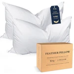 King Size Pillows Feather Down Pack 20X36 White Hotel Luxury Bhz Goose Side. Fixed Price $89.99.