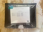 Ralph Lauren King Coverlet, Metalic Gray, 110 X 96 In., Greenwich Collection.. Fixed Price $199.00.
