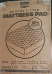 Utopia Bedding Fitted Quilted Mattress Pad New Queen Size, Beige Color. Fixed Price $18.88.