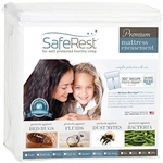 Saferest Premium Waterproof Zippered Mattress Encasement 9-12IN Bed Bug Dust Mit. Fixed Price $69.50.
