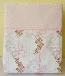 Laura Ashley Queen Sheet Set 100% Cotton Percale Floral Ribbon Pink White New. Fixed Price $74.99.