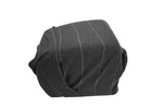 Threshold King Sheet Set Dark Gray White Stripe 4 Piece Bedding Made Pakistan. Fixed Price $39.99.