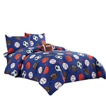 Wpm Kids Collection Bedding 4 Piece Blue Twin Size Comforter Set With Sheet P.... Fixed Price $64.59.