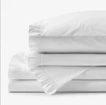 The Company Store Solid Ruffle Percale Sheet Set Premium Bedding All Colors Size. Fixed Price $54.55.