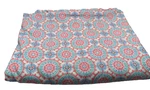 Walmart Mainstays Blue & White Floral Medallion Full Flat Sheet 81 X 96. Fixed Price $24.00.