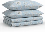 Tribeca Living 300 Tc Cotton Extra Deep Pocket Printed Sheet Set King Sky Blue. Fixed Price $89.00.