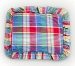 Ralph Lauren Spinnaker Beach House Madras Plaid Ruffle Pillow Sham Standard Usa. Fixed Price $38.00.