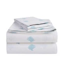 4PC Enviohome Coral Cotton 4-PC Aqua Queen Sheet Set. Fixed Price $119.99.