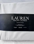 4 Pc Ralph Lauren Dunham 300 Tc 100% Cotton Opal Grey Queen Sheet Set Nip. Fixed Price $118.15.