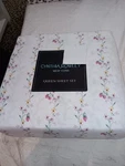 Cynthia Rowley White Strawberries Floral 4 Piece Queen Sheet Set 100% Micro Nip. Fixed Price $35.99.