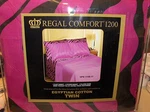 Zebra-purple & Black,twin Size 3 Pc Regal Sheet SET,800 Tc Deep Pocket Free Ship. Fixed Price $29.00.