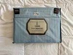 Manhattan Collection Twin Size Bed Sheet Set Extra Soft Light Blue 6PC New. Fixed Price $59.00.