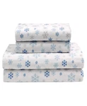 3PC Elite Home Products Winter Nights Cotton Flannel Twin Sheet Set. Fixed Price $89.99.