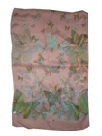 LS036 Light Orange Colorful Butterflies 100% Silk Scarf Shawl Wrap 20" X 68" New. Fixed Price $7.18.