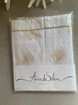 *nwt*anne De Solene 1 Standard Sham, Plume, Gold Feather 22X27.. Fixed Price $34.99.