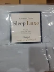 Charter Club Blue Sleep Luxe Solid Cotton Flannel 4-PC. Sheet Set Full. Fixed Price $59.99.