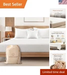 Good Sleep Egyptian Cotton Fitted King Sheet - Soft, Deep Pocket, 1000 Tc Hot.... Fixed Price $112.16.