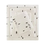 Woolrich King Cotton Flannel 4PC Set Black Pine Trees. Fixed Price $69.99.