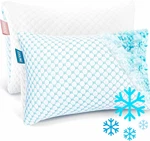 Cooling For Sleeping 2 Pack, Luxury Shredded Memory Foam Pillows Queen Si. Fixed Price $82.99.