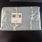 Vtg Wamsutta Supercale Queen Flat Sheet 200 Thread Count Gray/blue Nos 90X102. Fixed Price $14.99.