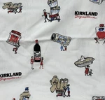 Munki Costco Motif Flannel Sheet Set Full Size From Portugal Kirkland Cute. Fixed Price $44.95.