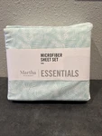 Martha Stewart Essentials Microfiber Sheet Set King. Fixed Price $25.50.