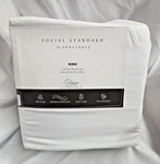 Social Standard By Sanctuary 6 Piece White King Sheet Set ,. Fixed Price $39.99.