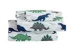 Linen Plus Sheet Set Kids/teens Ancient Dinosaurs Green Blue Grey White Twin. Fixed Price $31.54.