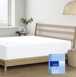 Thread Spread 100% Cotton Queen Fitted Sheet Only - 400 Count. Fixed Price $38.03.
